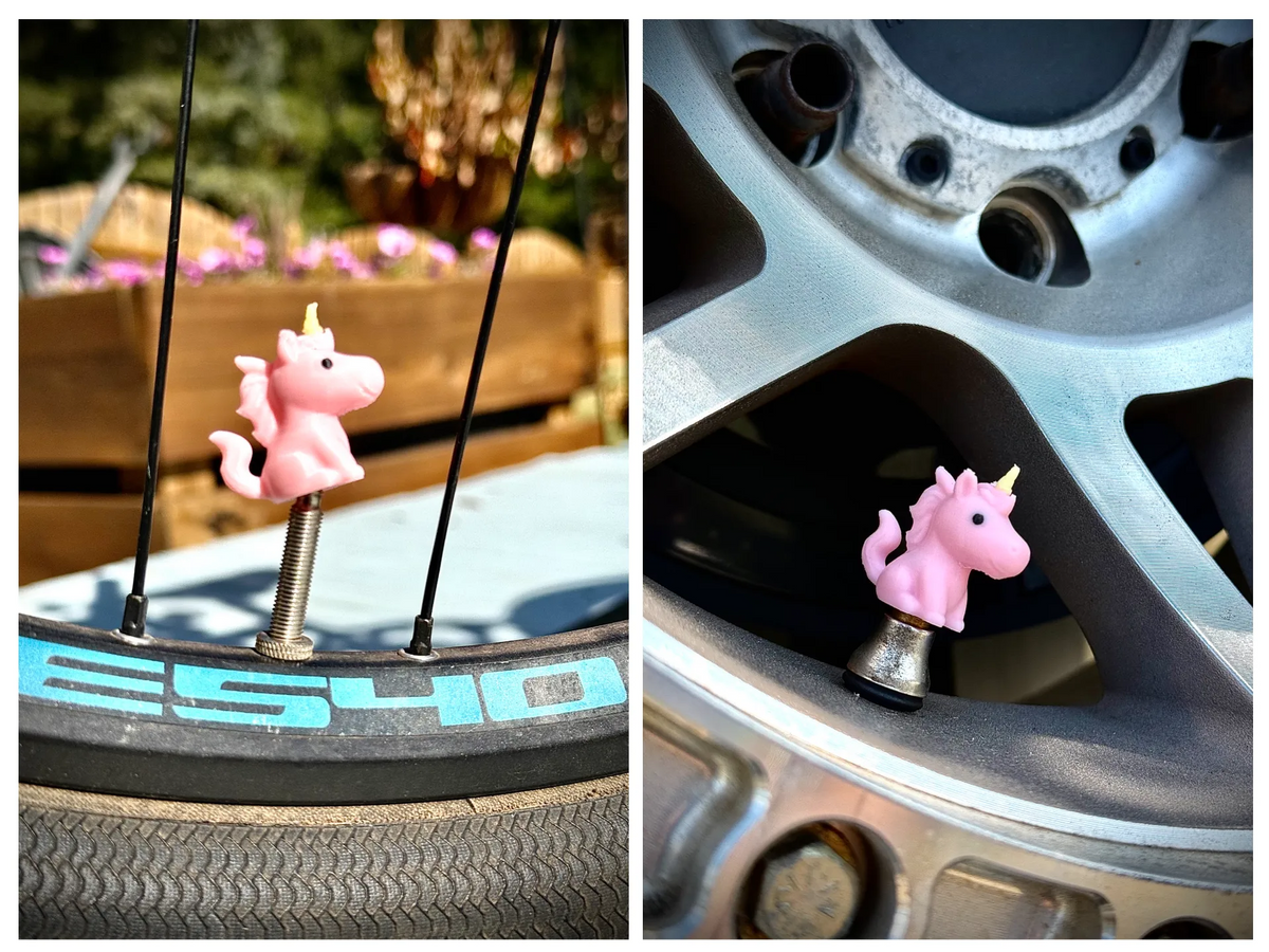 Bouchons de valve Licorne Mignonne ! Voitures et vélos - Auto Print