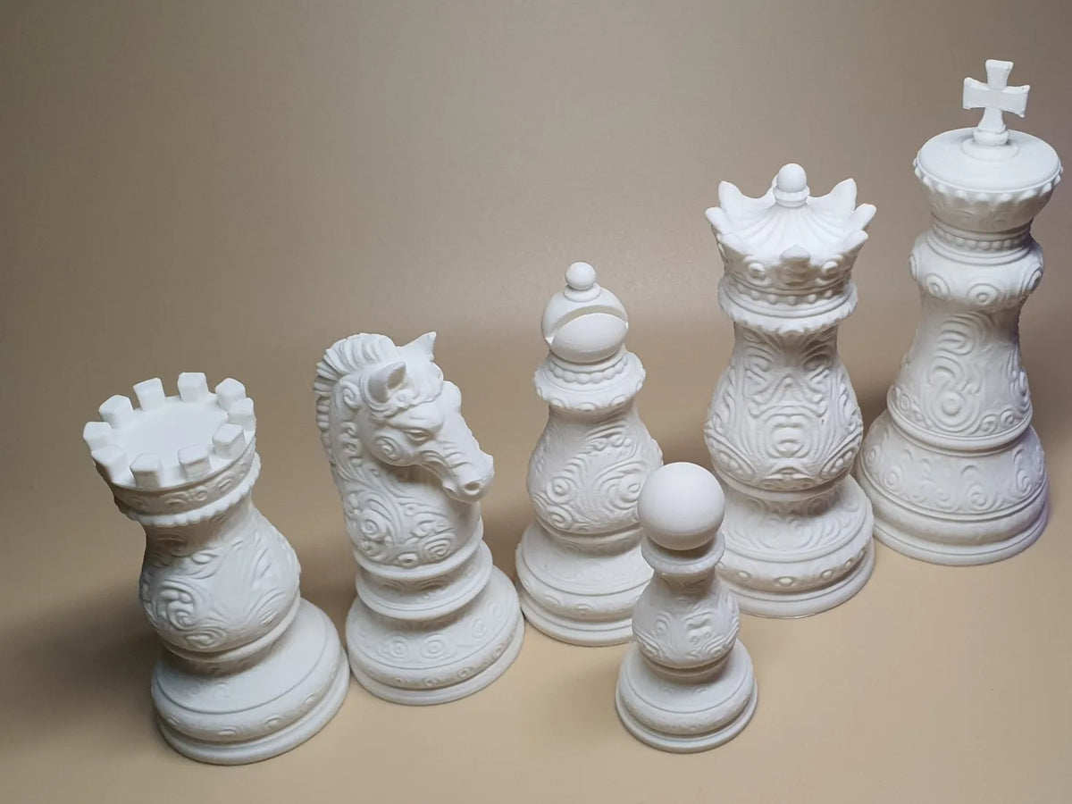 Jeu d'échecs orné *Toutes les pièces principales - Jeux Print