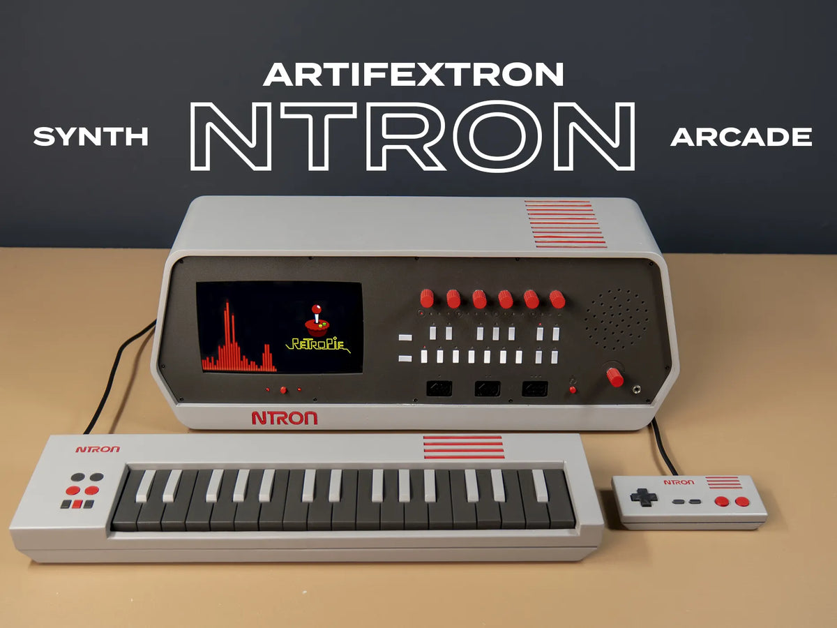 Ntron Arcade + Synth Chiptune - Geek Print