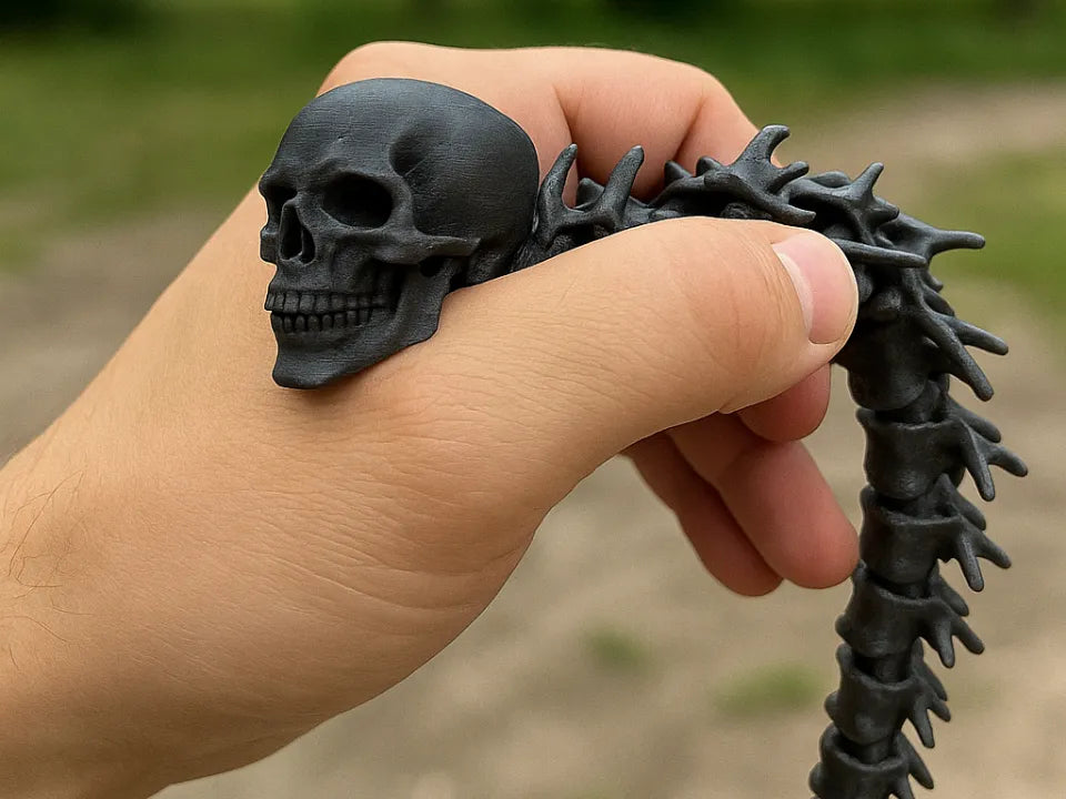 Crâne flexi Serpent en os - Jeux Print
