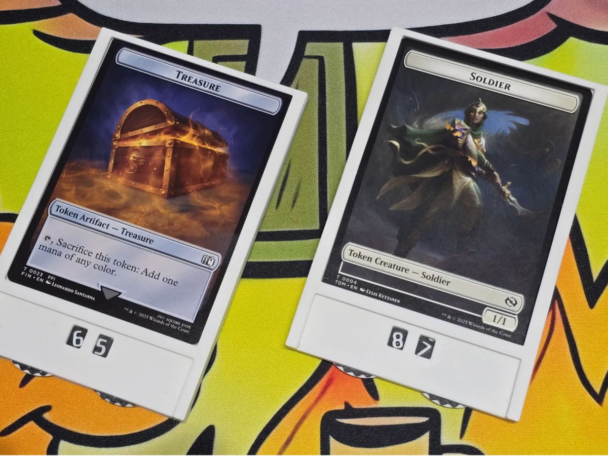 Support de jeton et compteur MTG - Affichage de carte complet - NFC Print