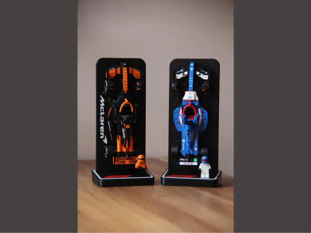 Support F1 pour les voitures F1 Speed Champion de LEGO - Auto Print