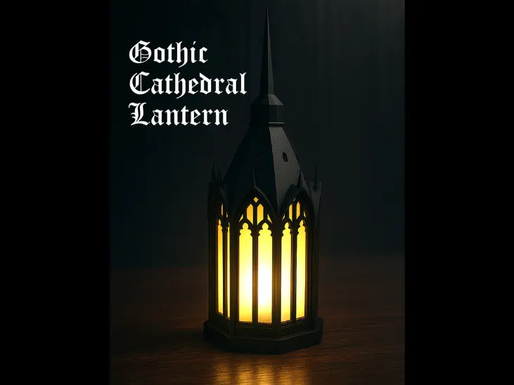 Lanterne Gothique Cathédrale - Outdoor Print