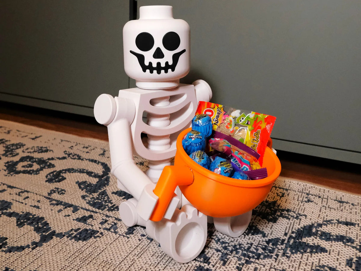 Squelette en briques XXL + Accessoires d'Halloween - Fêtes Print