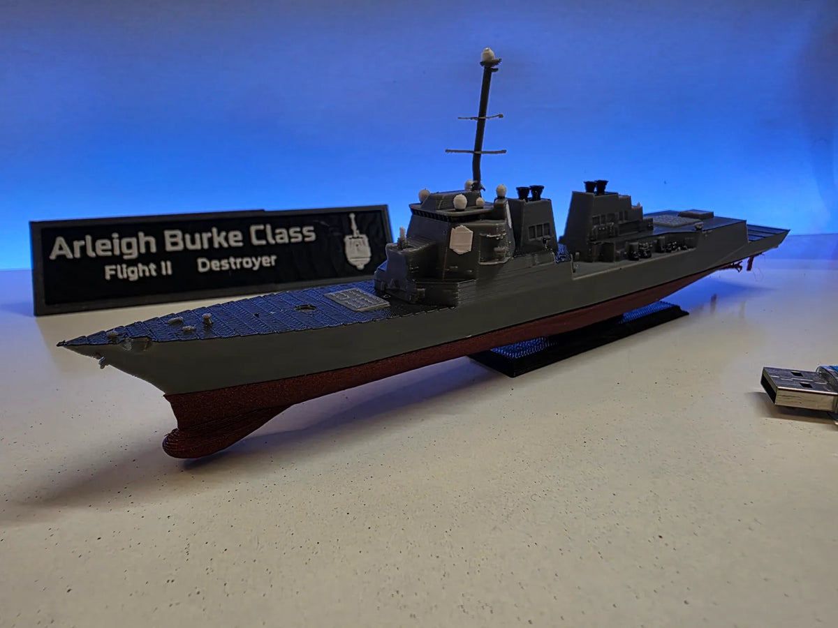 Maquette de destroyer de classe Arleigh Burke de l'US Navy - Maquette Print