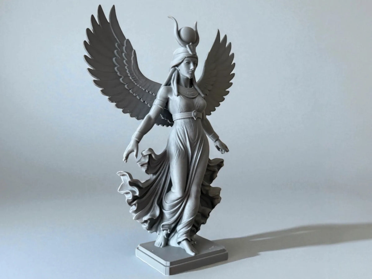 Statue de la déesse égyptienne Isis Sculpture Mythologique - Maquette Print