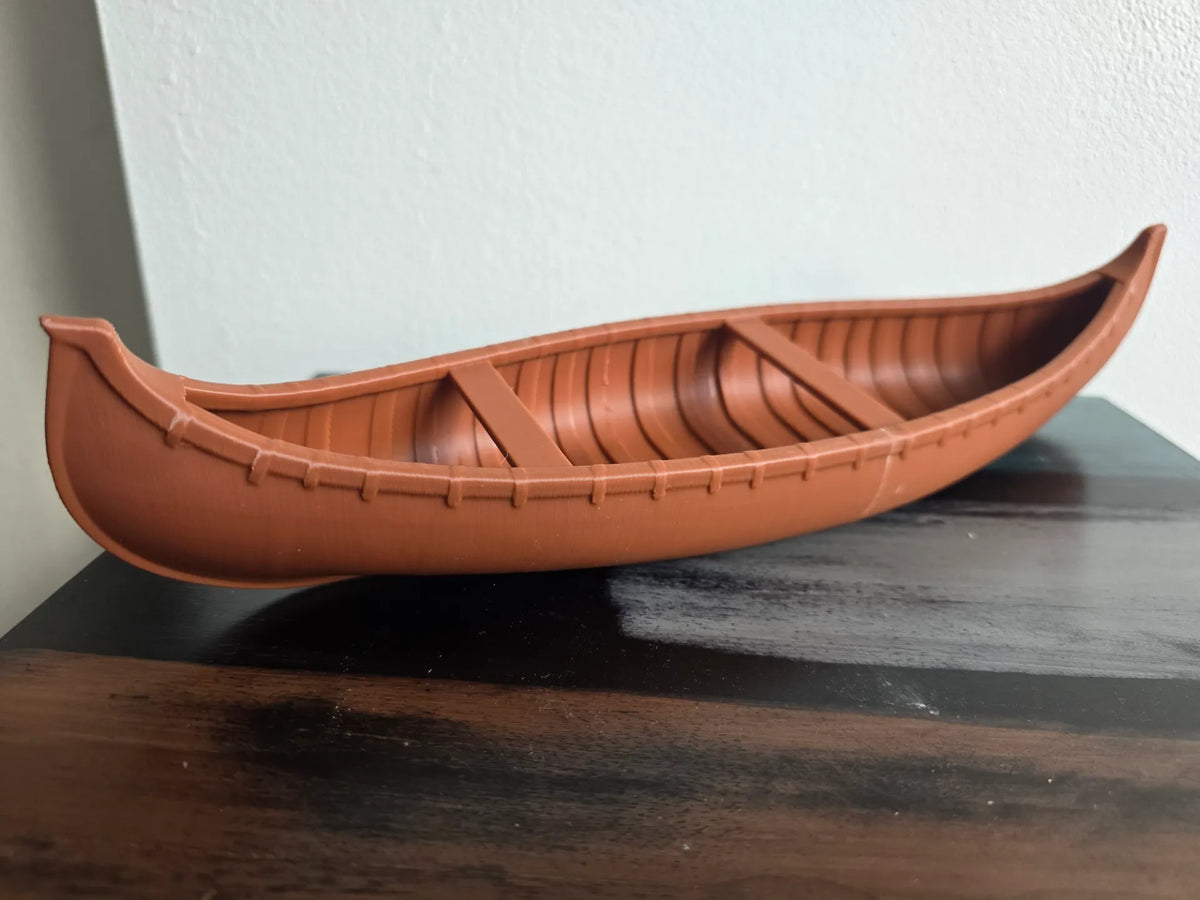 Canoë - Amérindiens traditionnels échelle 1/10 - Maquette Print