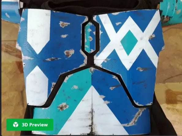 Plastron de Mandalorien - Cosplay Print