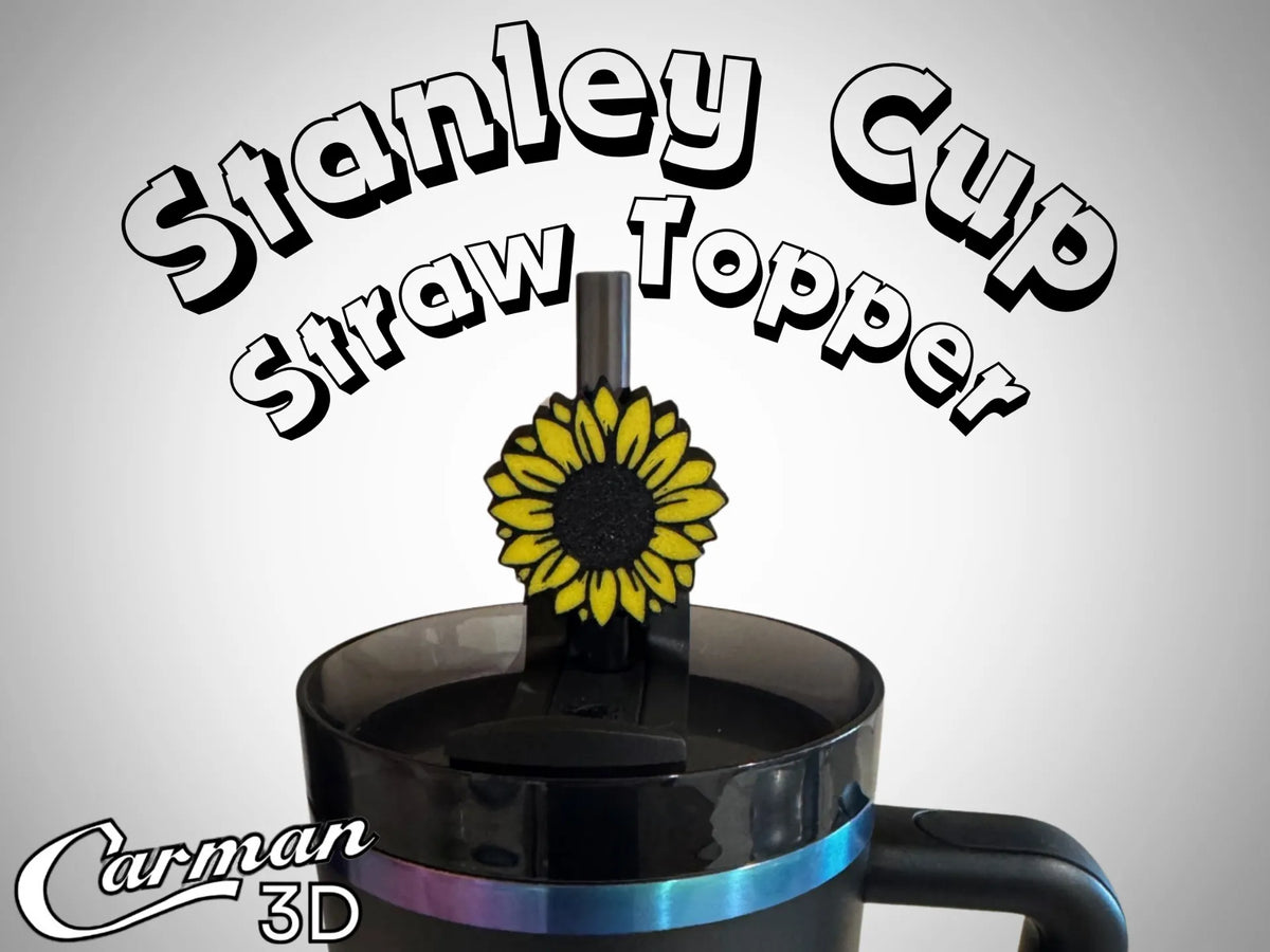 Tournesol Stanley Cup Topper pour paille - Bébé Print