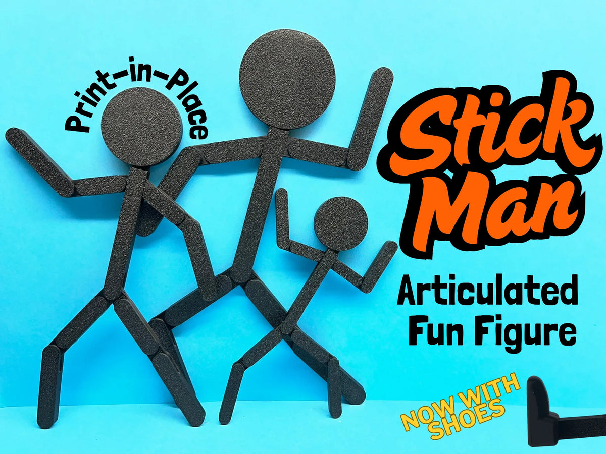 Stick Man – Figurine articulée amusante - Figurine Print