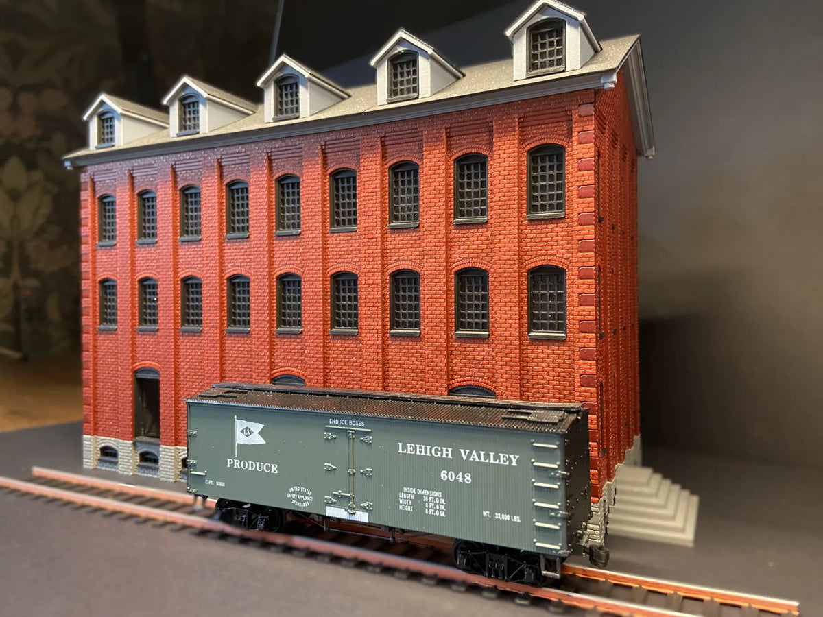 Entrepôt d'usine de Norwich, Échelle HO - Maquette Print