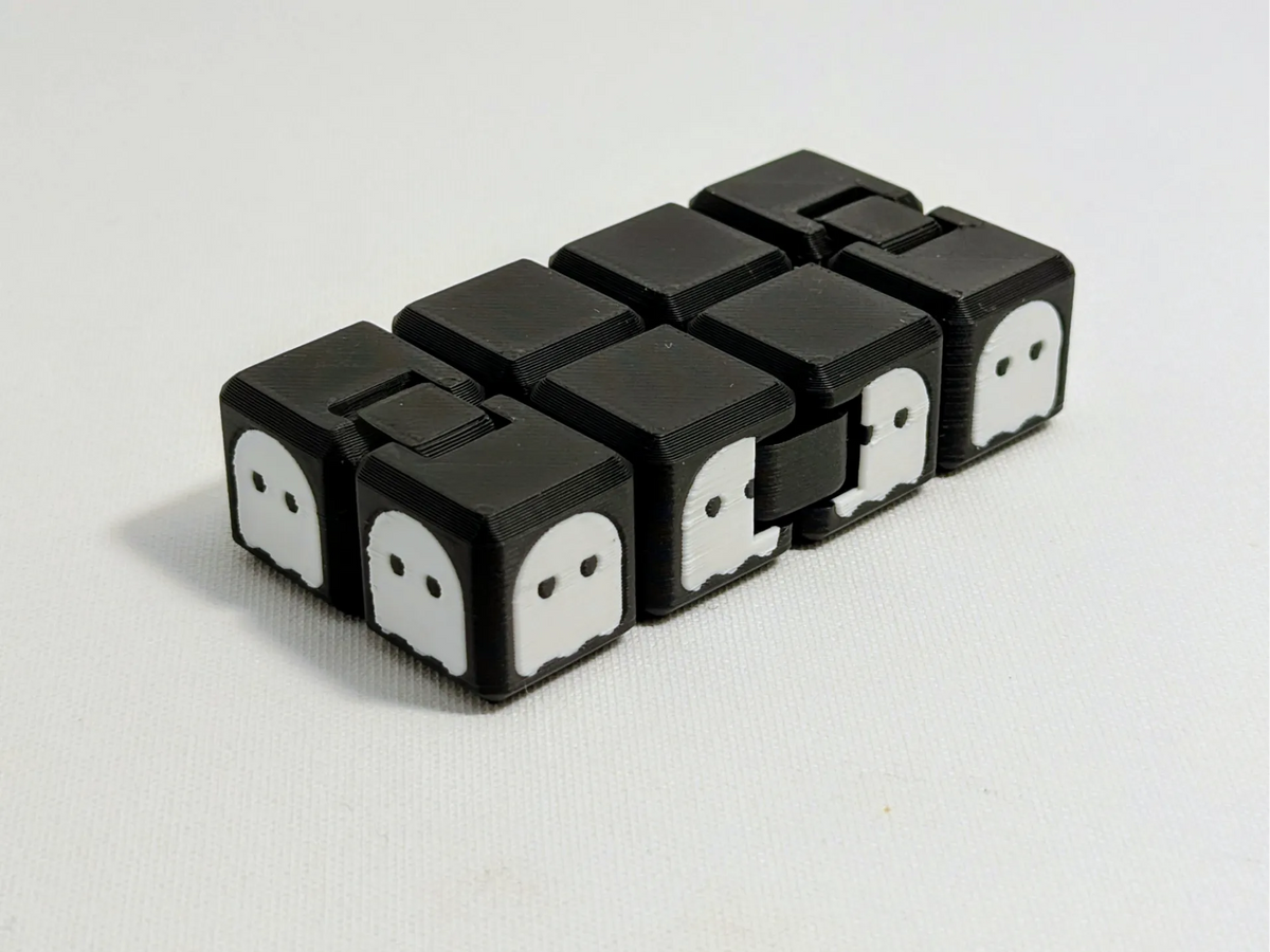Cube Infini Fantôme – Jouet Fidget d'Halloween - Jeux Print