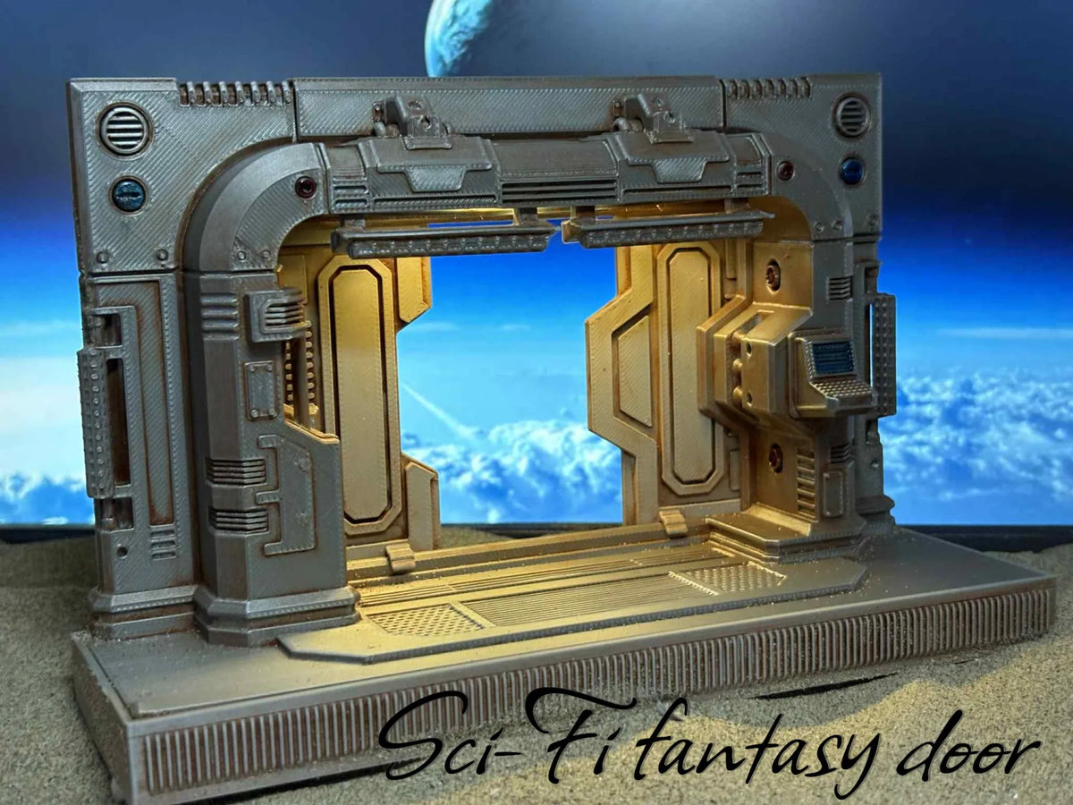 Porte de science-fiction fantastique - Geek Print