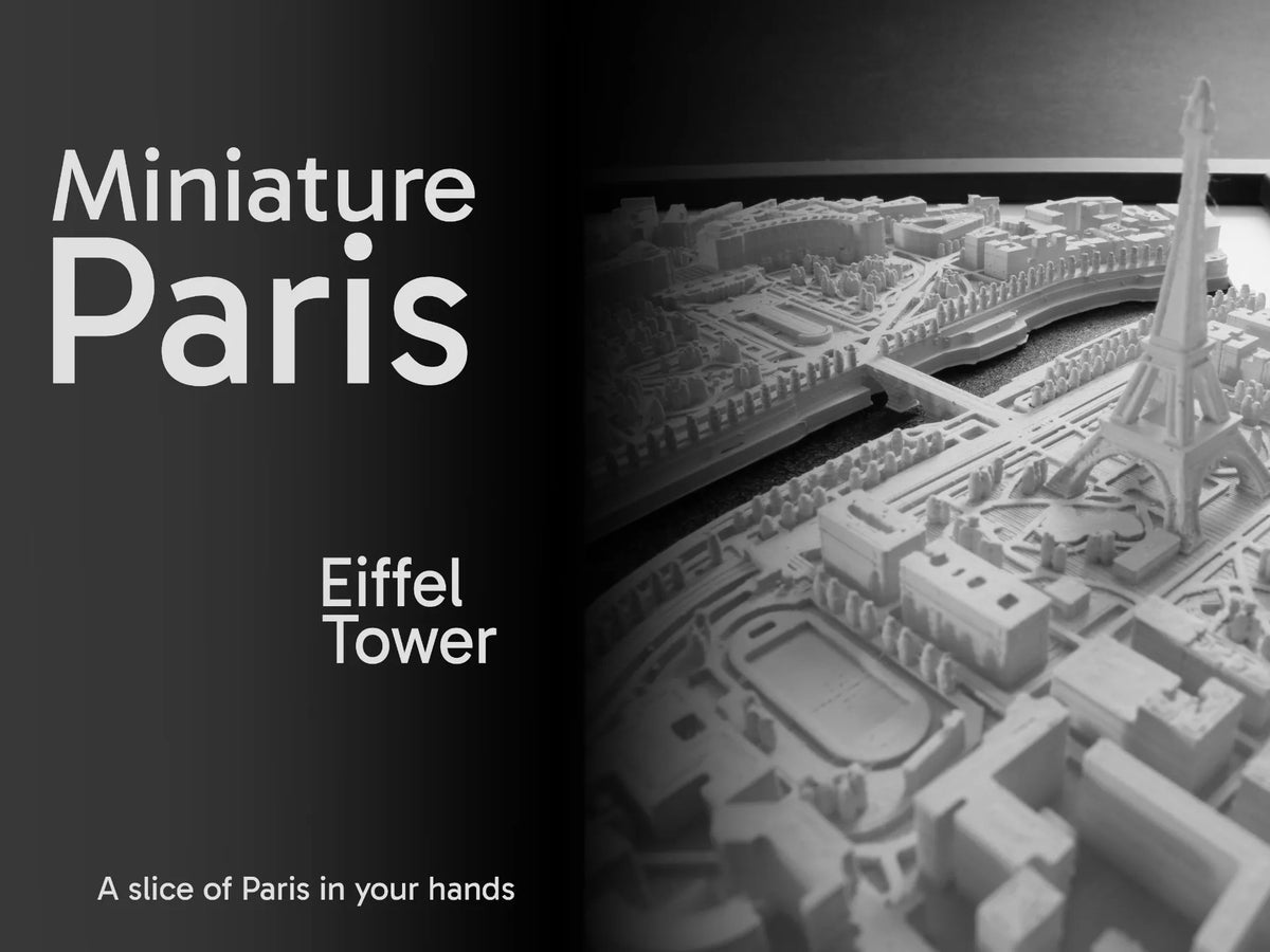 Miniature Paris – Tour Eiffel - Voyage Print