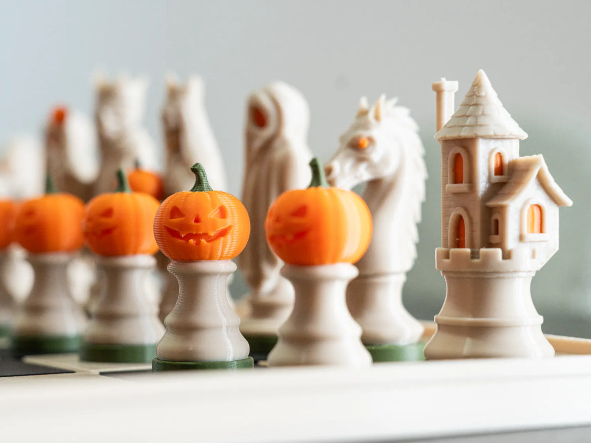Jeu d'échecs d'Halloween - Jeux Print