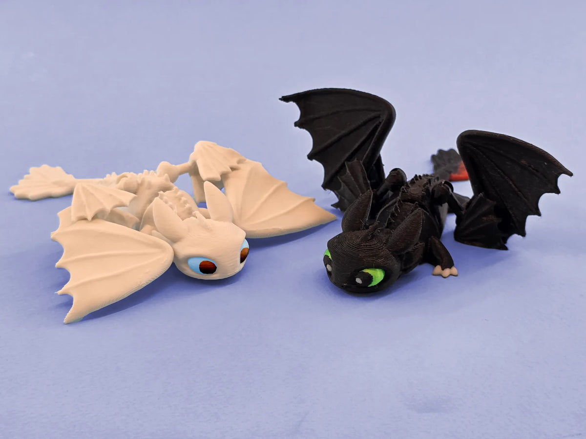 Dragon Furie Nocturne articulé Crocmou - Figurine Print