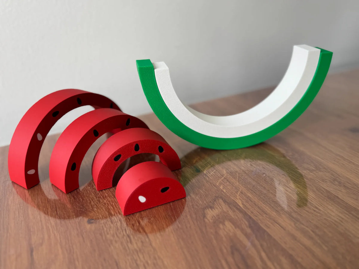 Jouet Montessori Melon d'empilement et d'équilibre Puzzle - Bébé Print