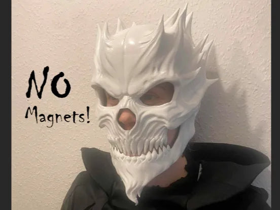 Masque crâne à pointes démoniaque (Sans aimants) - Cosplay Print