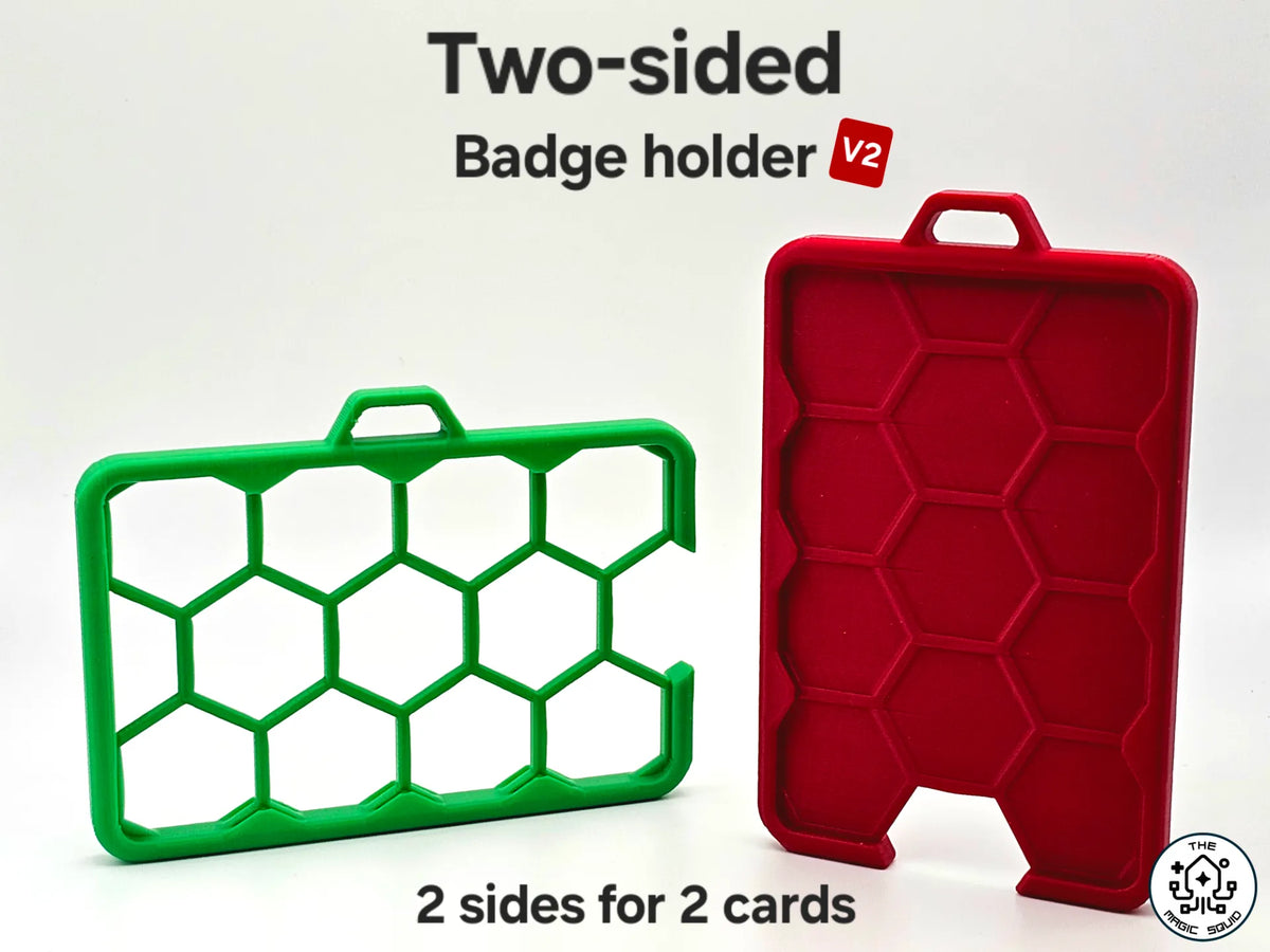 Porte-badge double face - Geek Print
