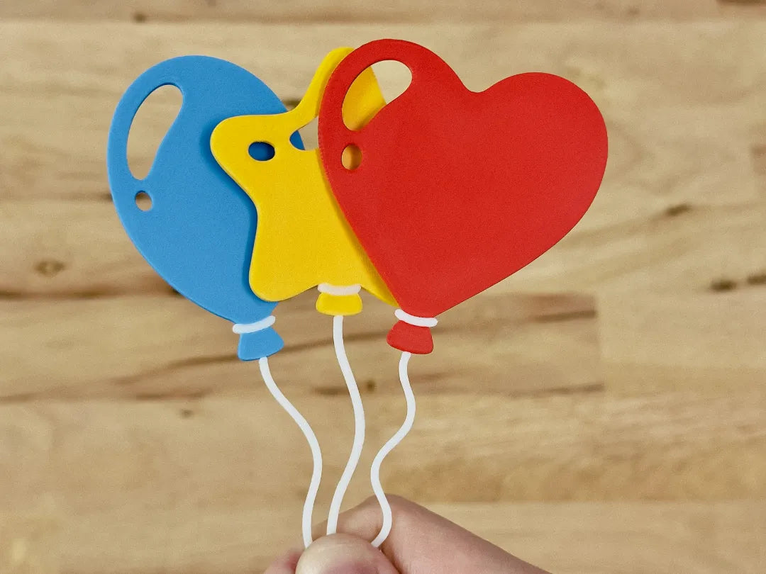 Toppers de gâteau ballon - Fêtes Print