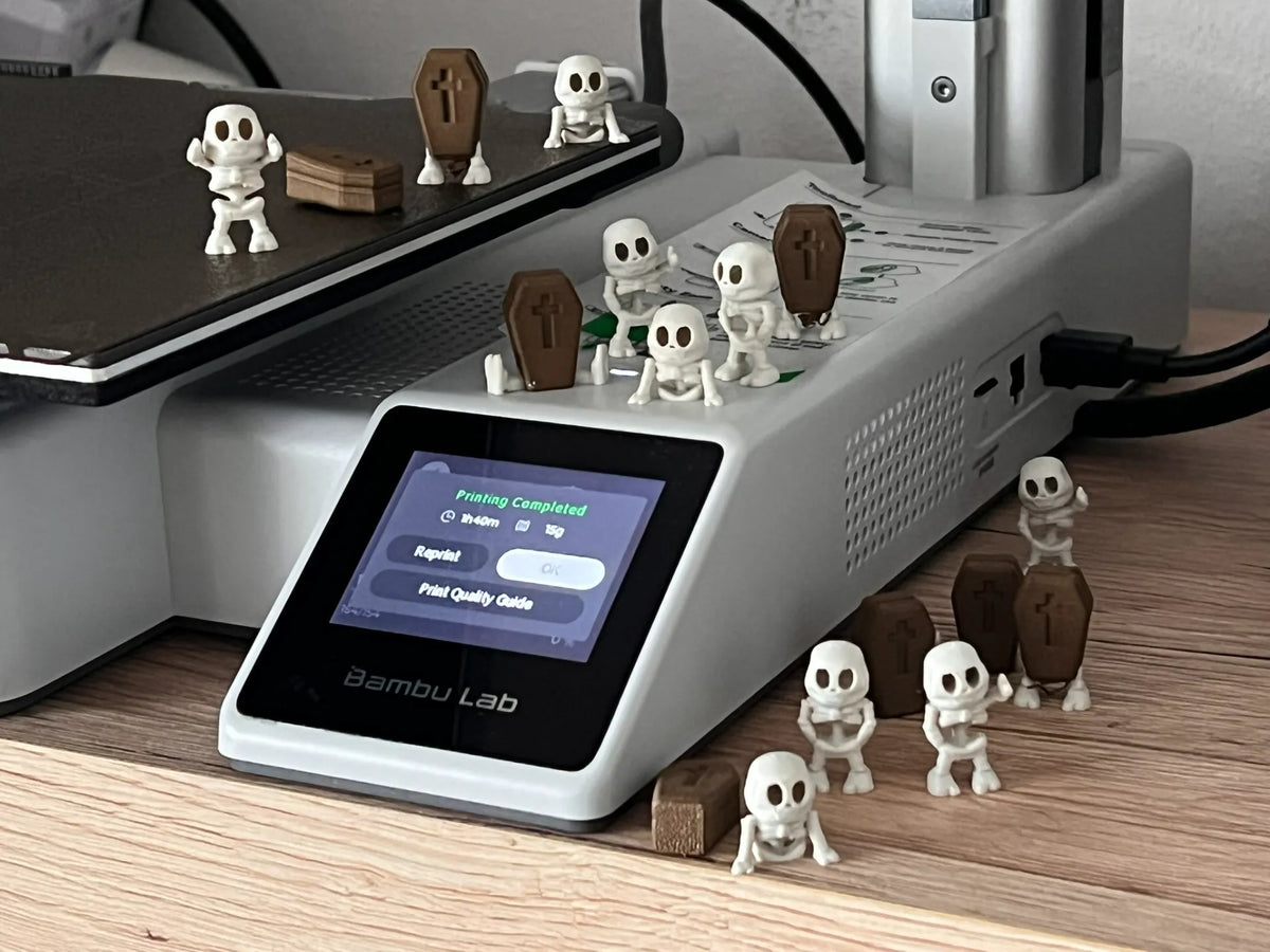 Petits squelettes d'Halloween - Fêtes Print