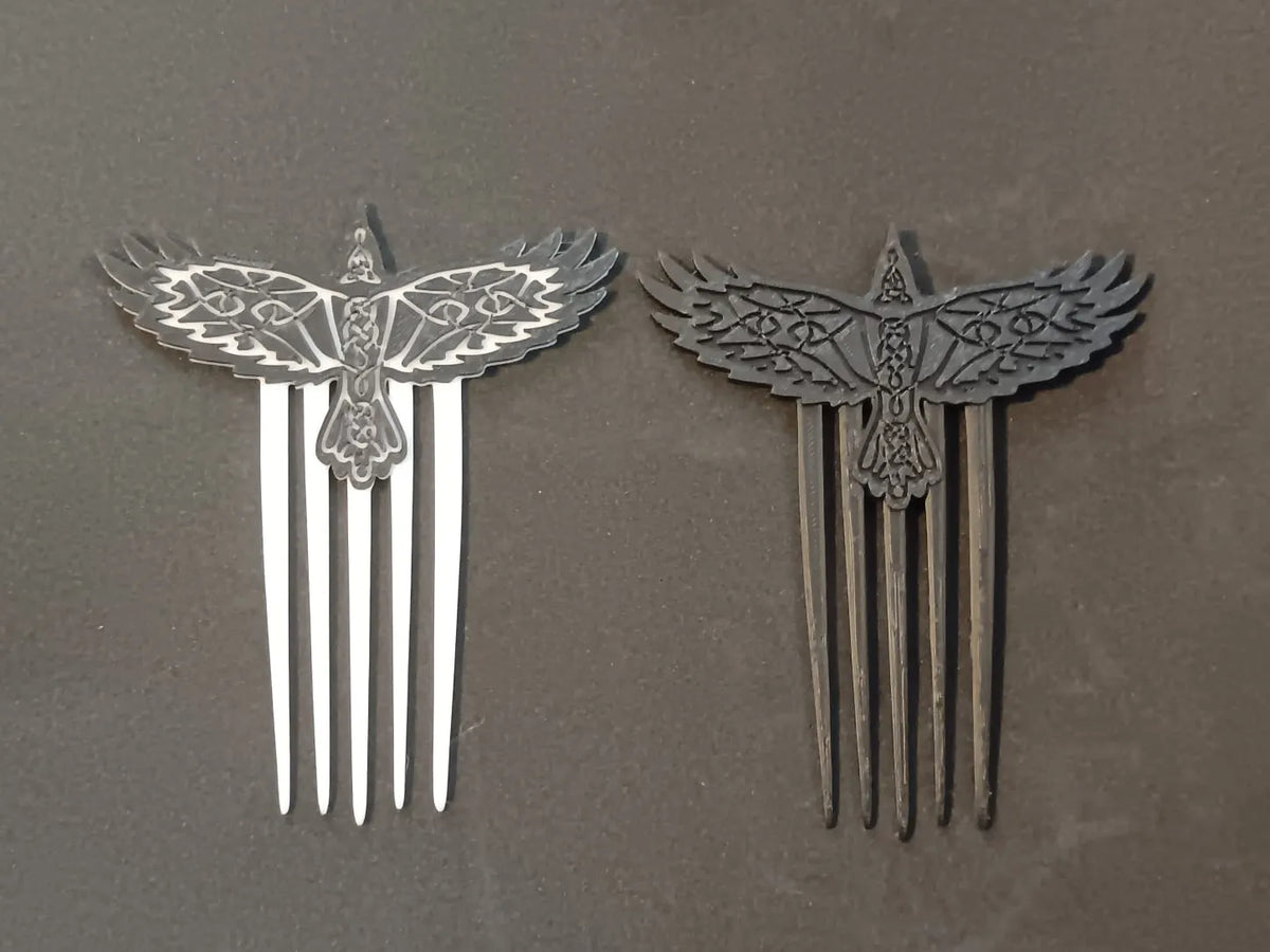 Peigne à cheveux Corbeau - Cosplay Print