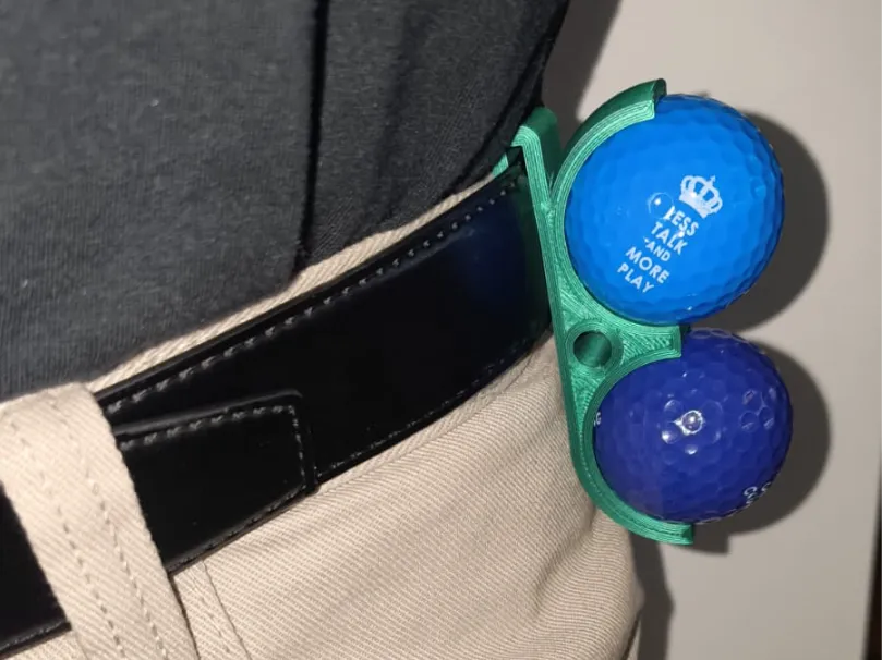 Support de balle de golf de ceinture - Sport Print