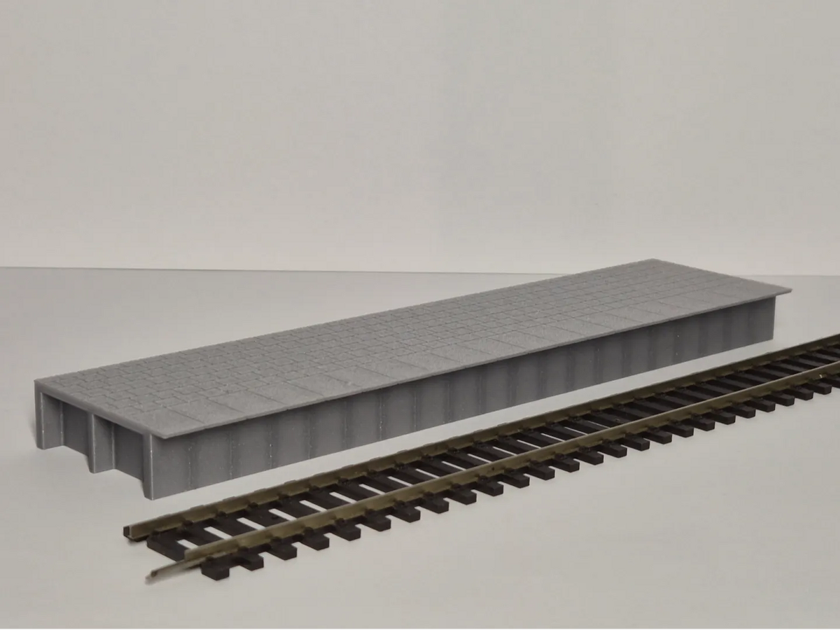Plateforme ferroviaire H0 - Maquette Print