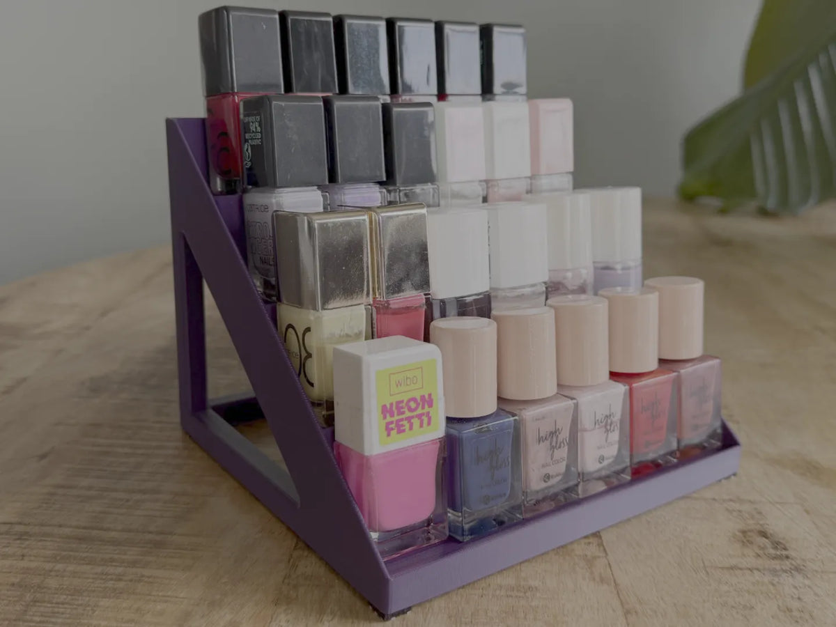 Support de rangement pour peintures, vernis à ongles et vernis - Beauté Print