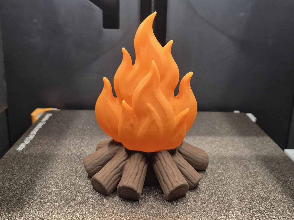 Lampe chauffe-plat feu de camp - Outdoor Print