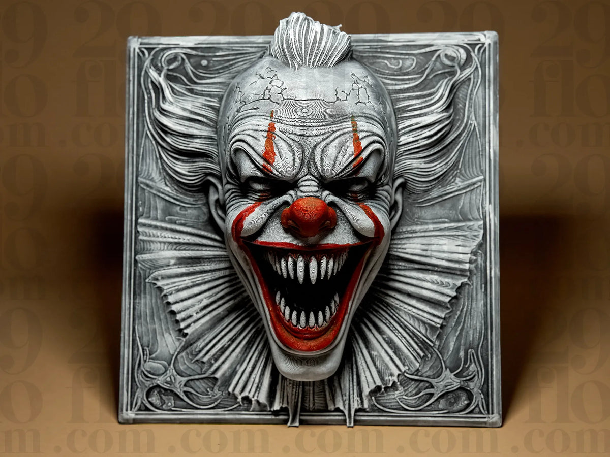 Décoration murale de clown maléfique - Art Print