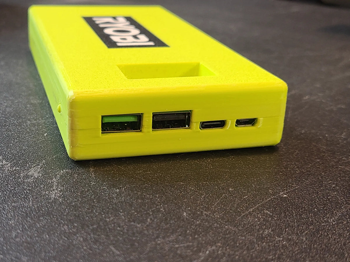Chargeur de batterie externe (6 batteries 18650) - Tech Print