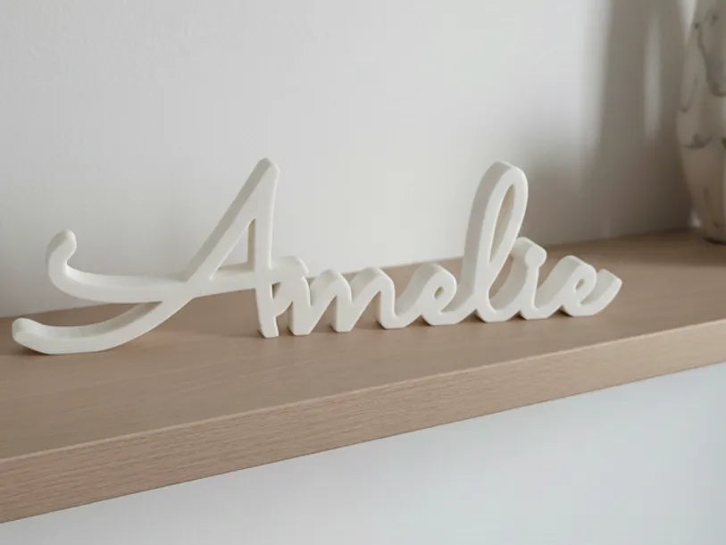 Décoration de nom « Amelie » moderne - Cadeau personnalisé - Cadeau Print