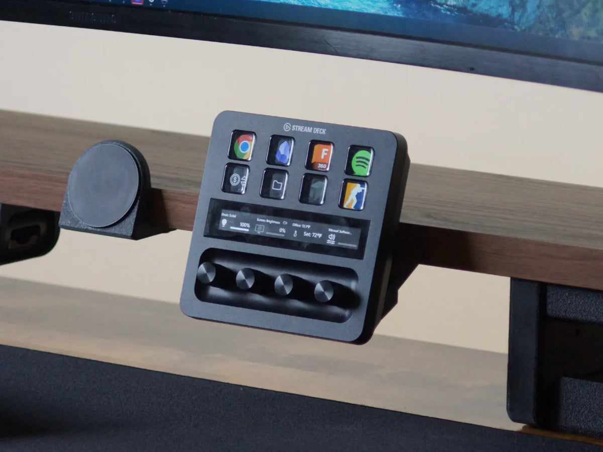 Support de bureau Stream Deck Plus pour rehausseur d'écran - Bureau Print