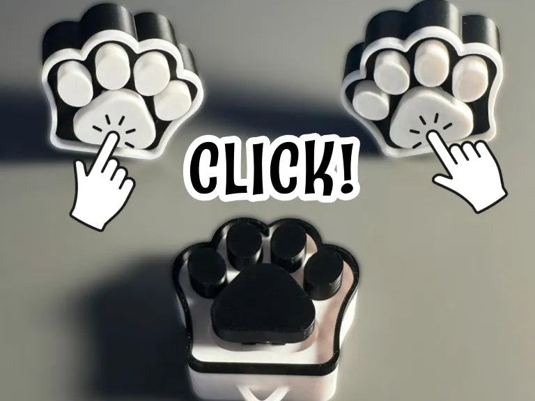 Clicker Patte de Chat - Pet Print