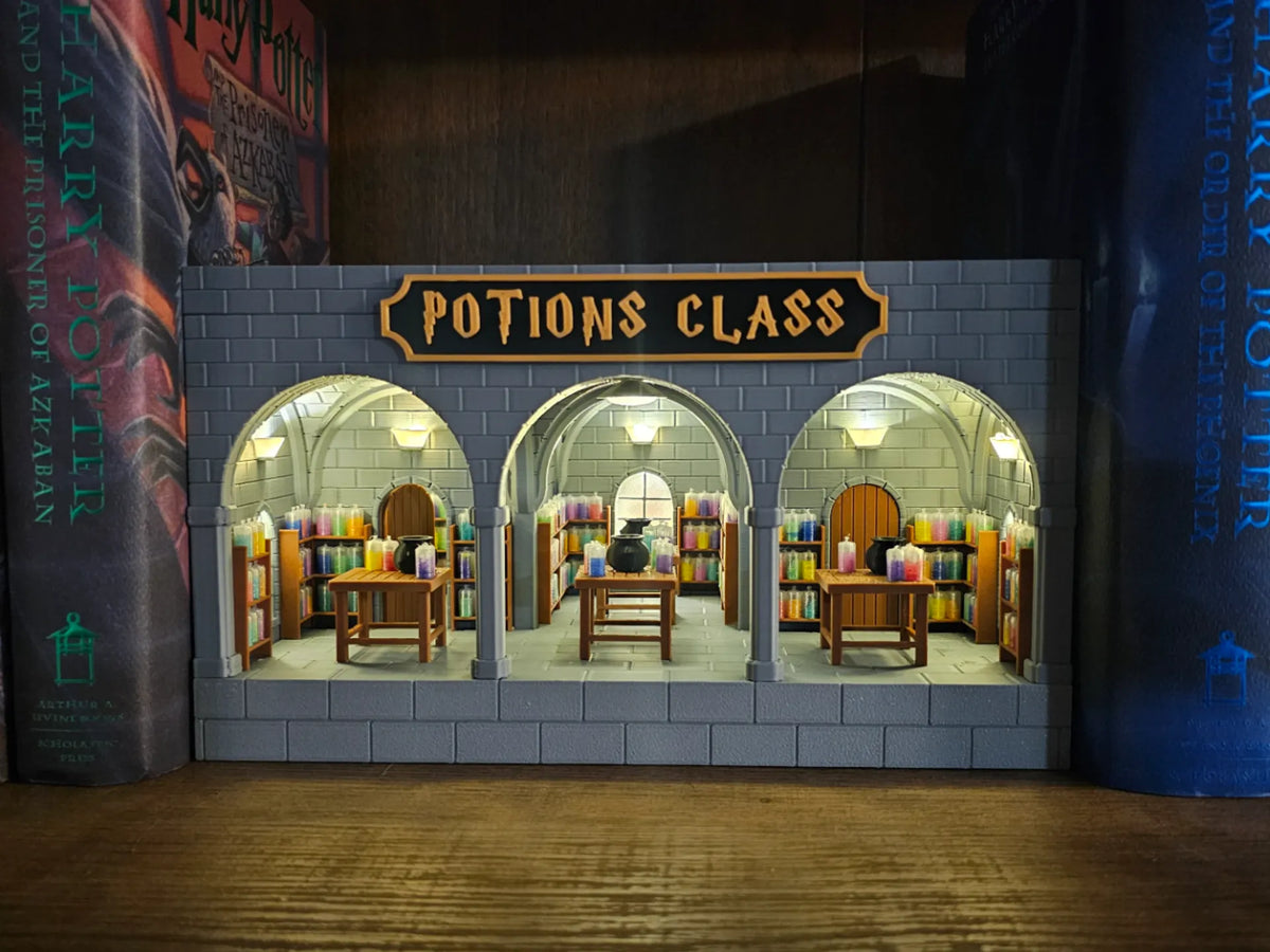 Nook de livre de cours de Potions Harry Potter - Geek Print