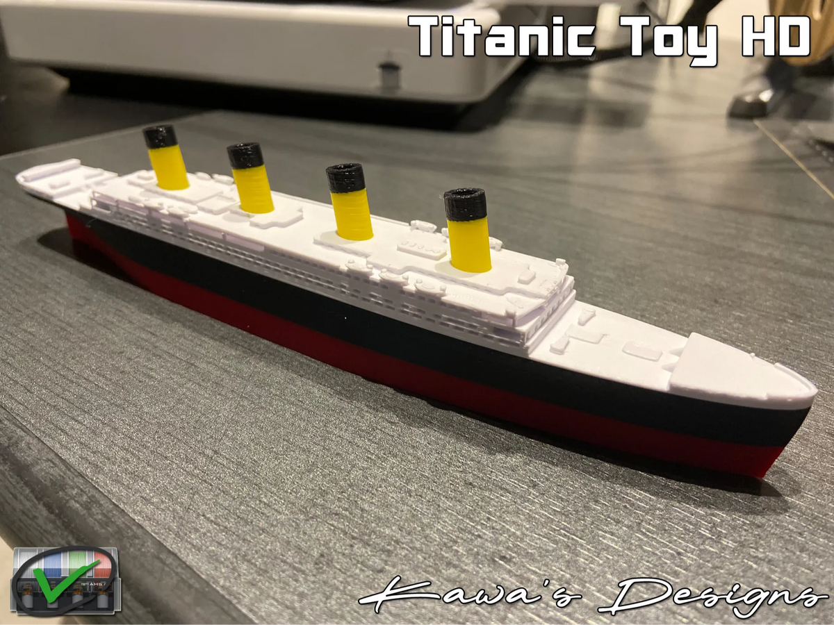 Jouet Titanic HD - Maquette Print