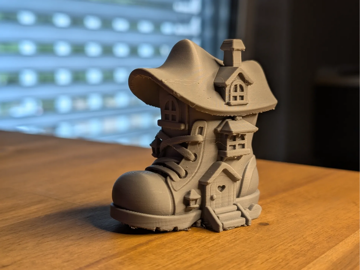 Maison-chaussure Chapeau de Sorcière – Chaumière Botte Féerique - Maquette Print