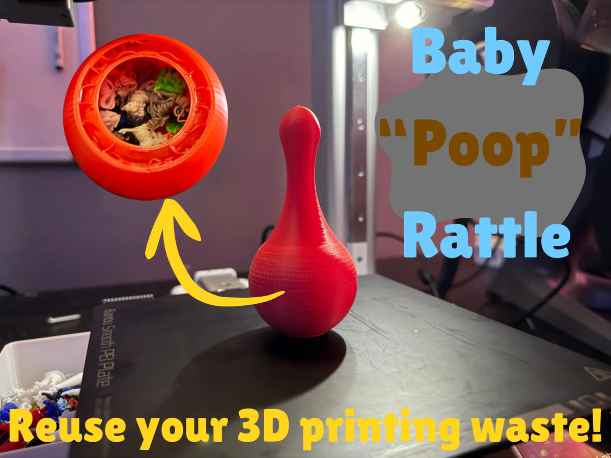 Hochet de bébé pour déchets d'imprimante - Bébé Print