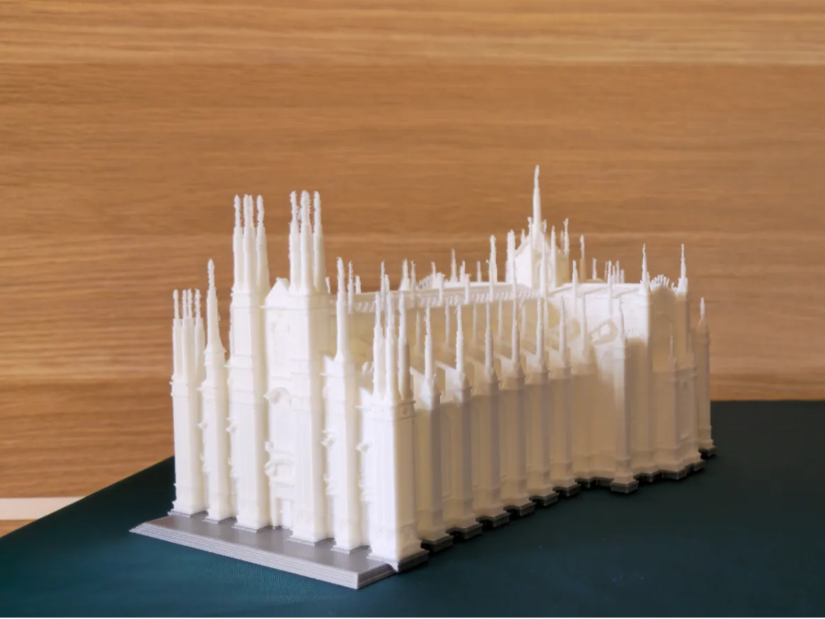 Cathédrale de Milan (Duomo di Milano) - Maquette Print