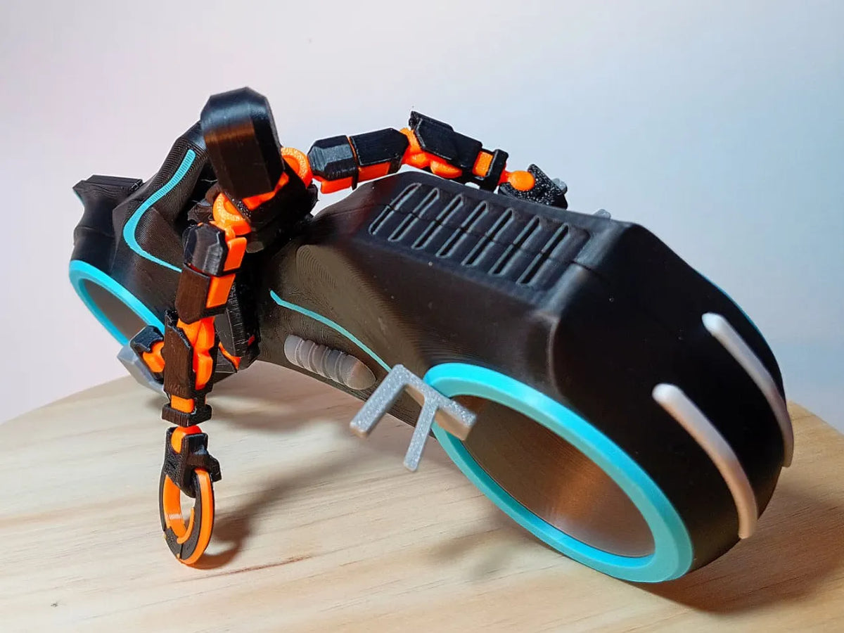 Moto lumineuse Dummy 13 TRON Legacy - Auto Print