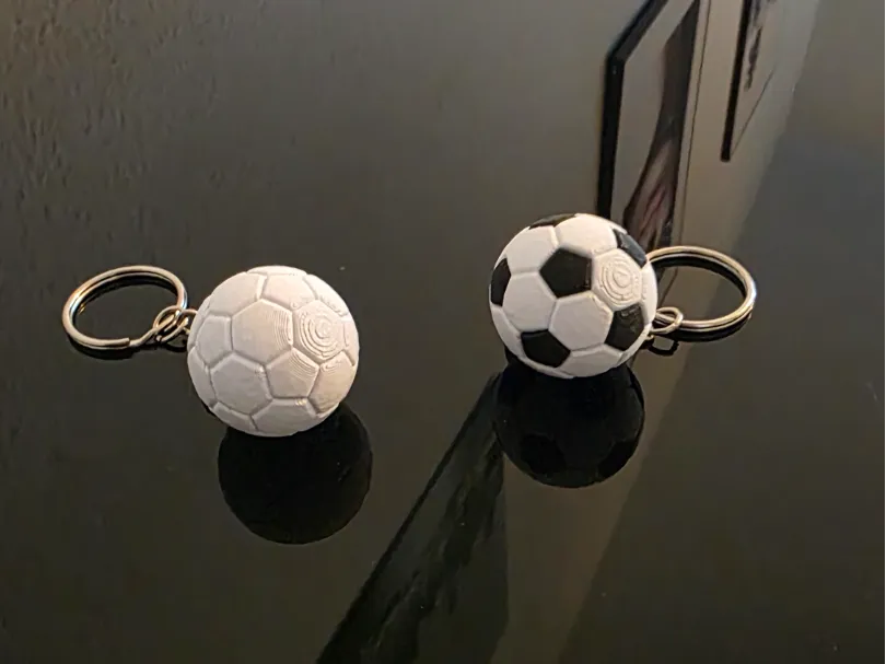 Porte-clés ballon de football 3d - Sport Print