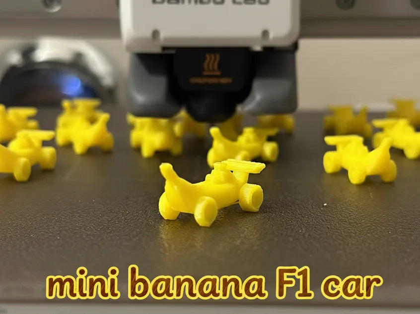 Mini Voiture F1 Banane – Le Fun de la Formule Miniature - Auto Print