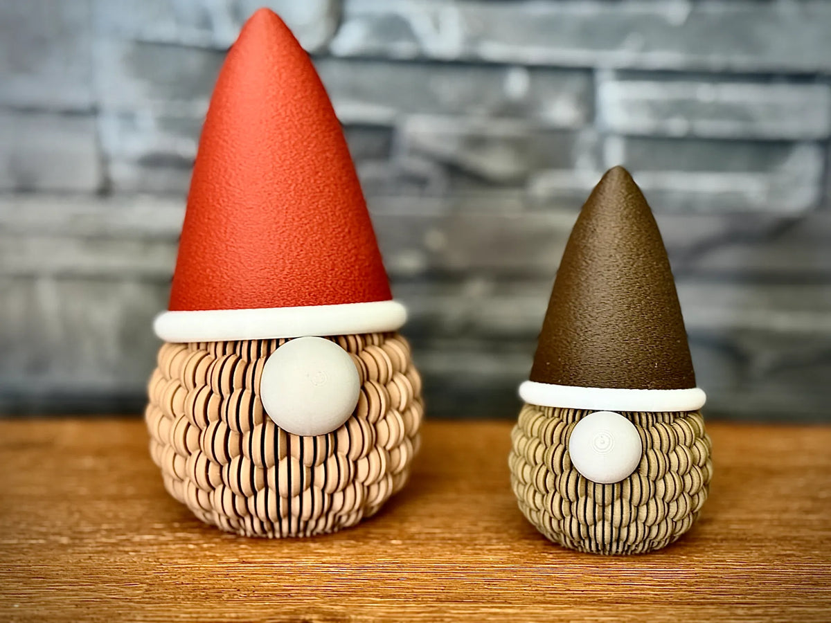 Décoration de gnome de Noël moderne - Figurine Print