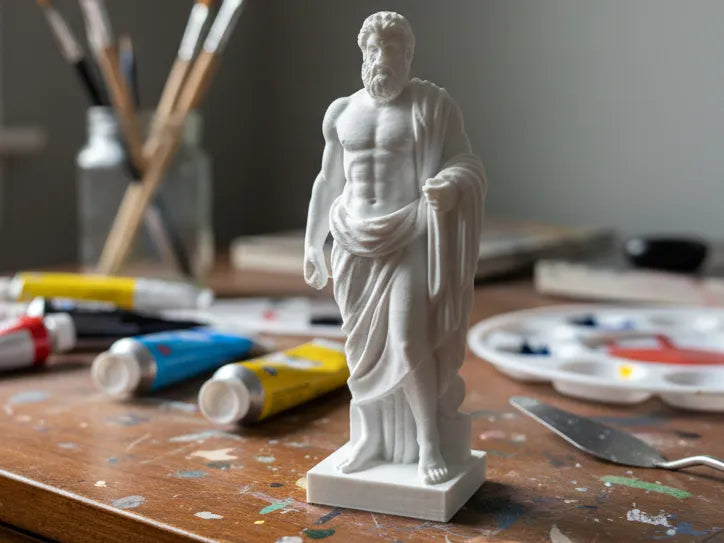 Statue de Dieu Grec – Figurine - Art Print