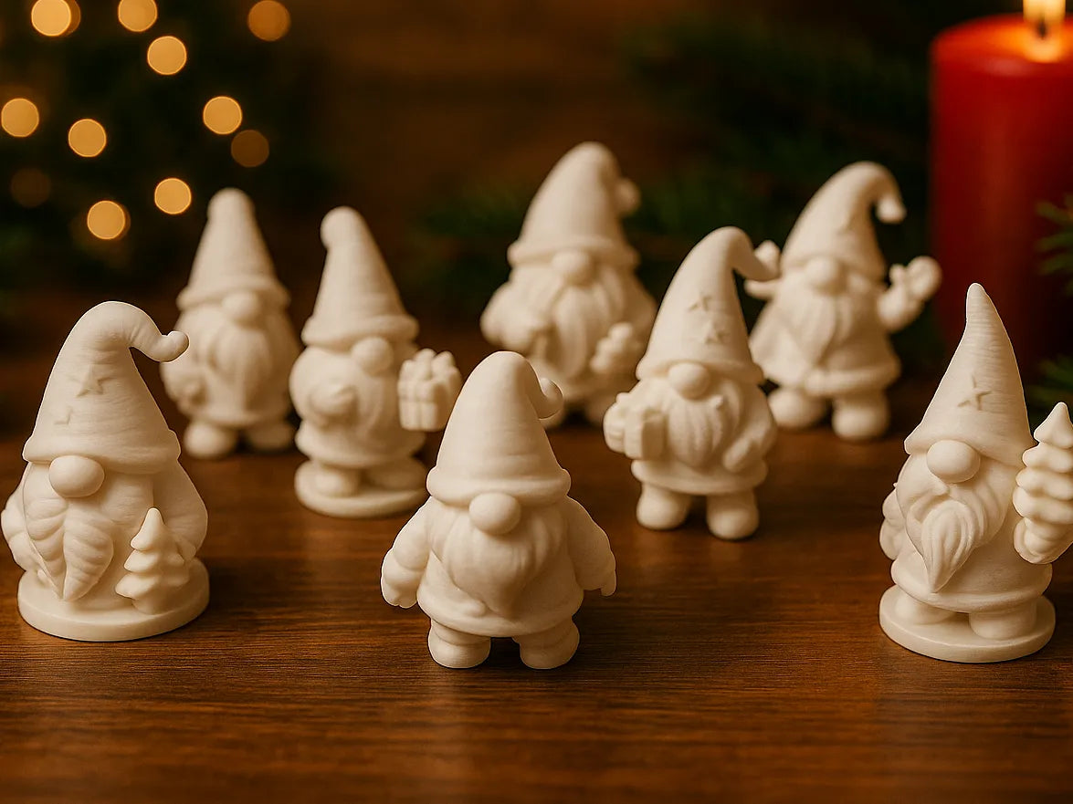Mini Gnomes de Noël - Figurine Print