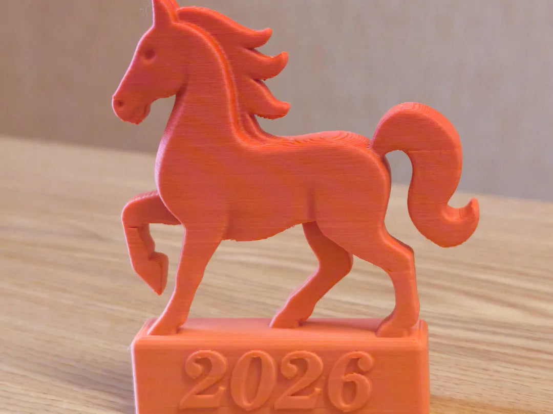 Cheval de Feu 2026 – Symbole de l'Année - Art Print