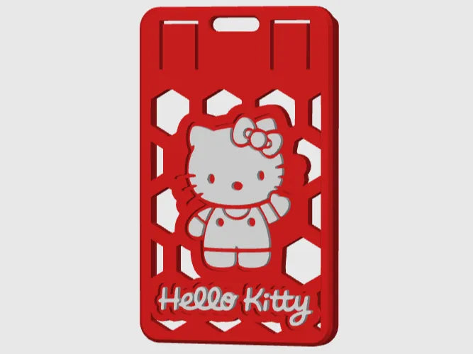 Porte-badge d'identité Hello Kitty - Geek Print