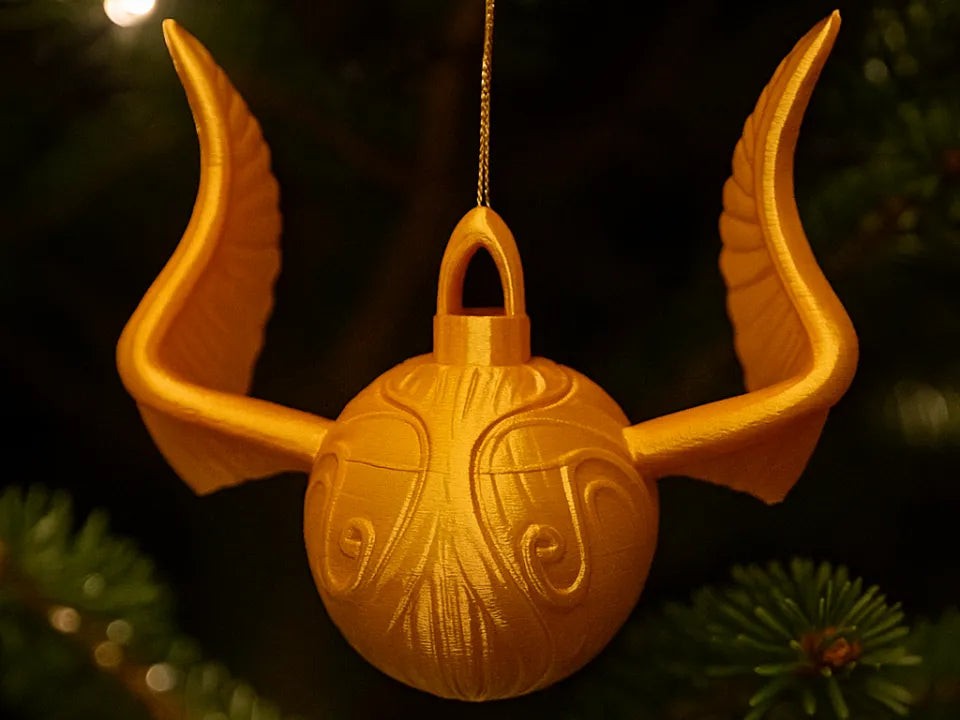 Boule de Noël Vif d'Or de Harry Potter - Geek Print