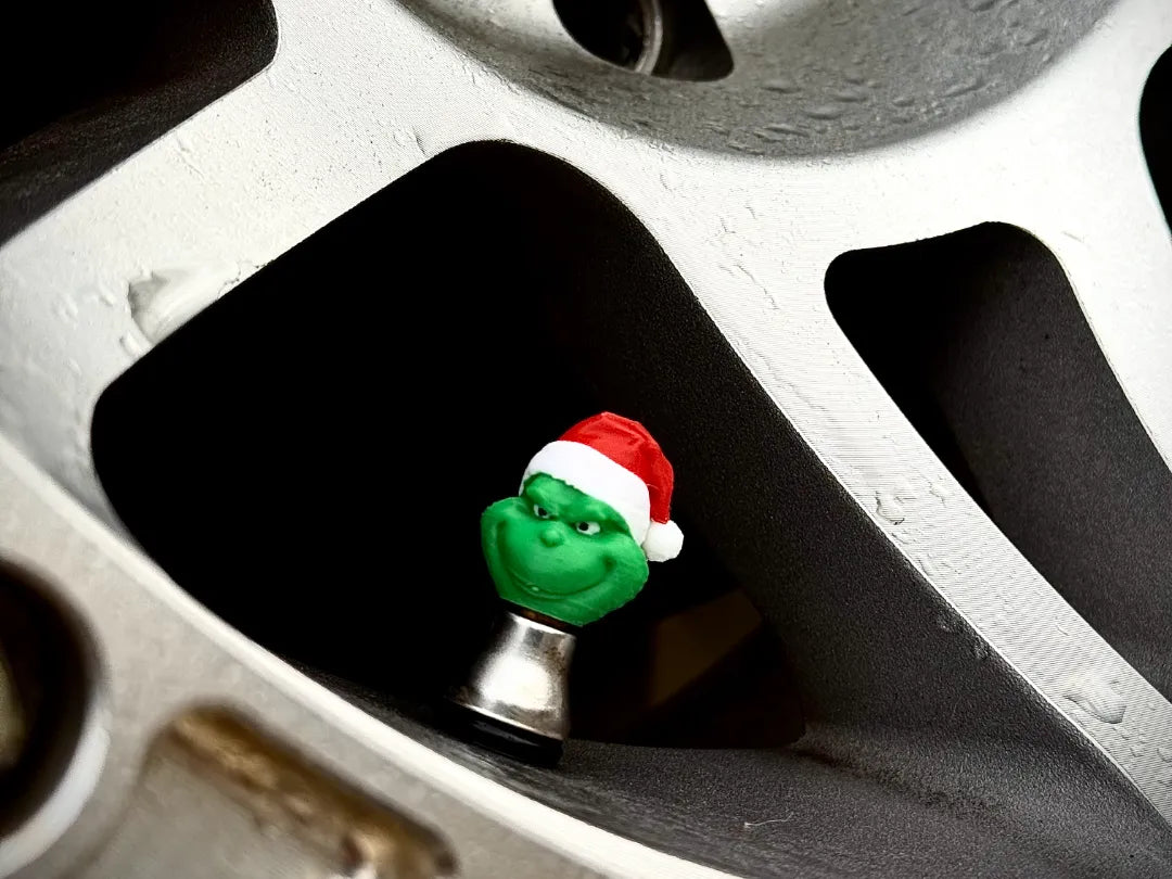 Bouchons de Valve - Les Bouchons de Valve de Noël du Grinch - Auto Print